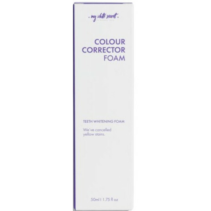My White Secret Colour Corrector Foam V34 Teeth Whitening Foam Pnov korektor pro blen zub unisex 50ml