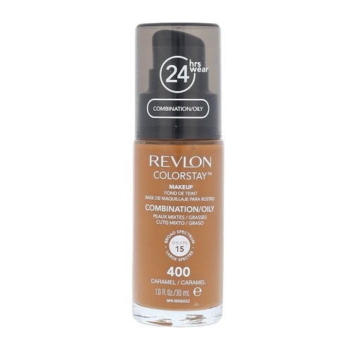 REVLON ColorStay With Pump Makeup Fondotinta per pelle mistagrassa SPF15 per pelle mista e grassa 400 Caramello 30ml