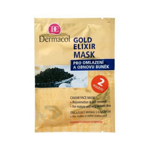 Dermacol Gold Elixir Caviar Face Mask Maschera rigenerante al caviale 160g Donna