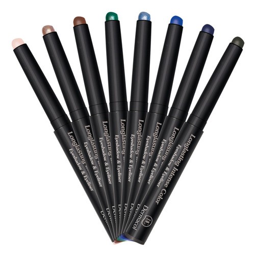 Dermacol Ombretto e Eyeliner 2 in 1 Kajalov Nero Donna