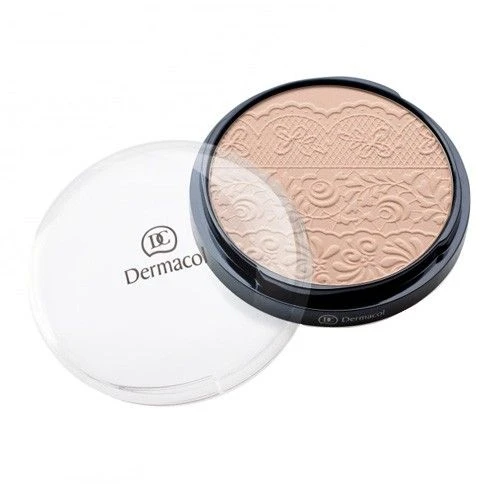 Dermacol Cipria compatta con pizzo goffrato 8ml 02 Donna