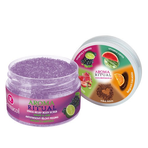 Dermacol Aroma Ritual Antistress Body Peeling Grapes with Lime donna 2000g