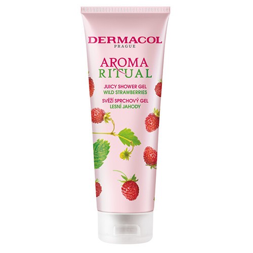 Dermacol Aroma Ritual Gel doccia succosa Fragola fresca Gel doccia fresca 250ml Donna
