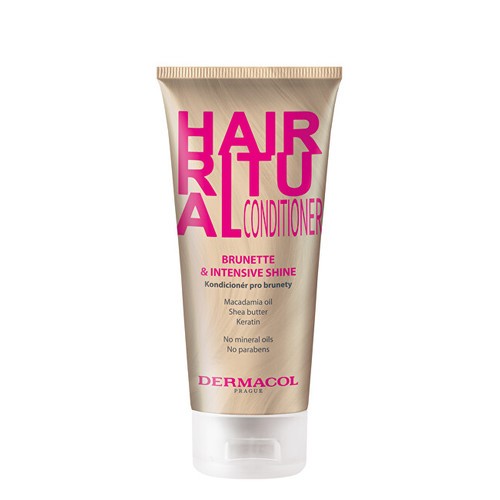 Dermacol Hair Ritual Brunette and Intensive Shine Conditioner Balsamo per capelli castani 200ml Donna