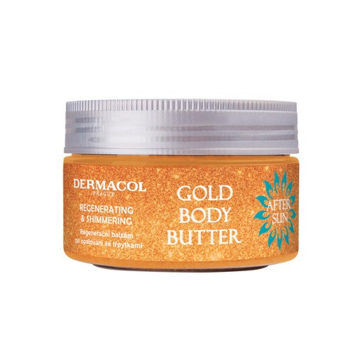 Dermacol Gold Body Butter Regeneran krm po opalovn donna 200ml