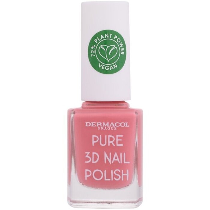 Dermacol Pure 3D Nail Polish Lak na nehty s 3D efektem 11 ml 06 Natural Pearls donna