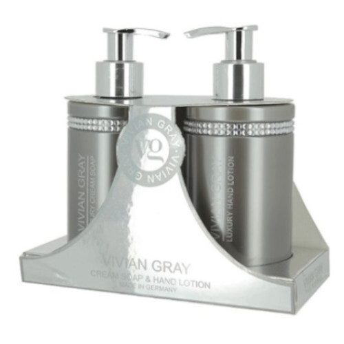 Vivian Gray Cristalli Grigi VIII Set Cosmetico per la Cura delle Mani per Donna