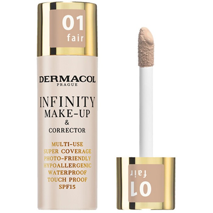 Dermacol Infinity Multiuso Super Coprente Tocco Impermeabile 20 g donna 02 Beige
