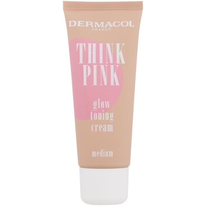 Dermacol Think Pink Glow Toning Cream - Brightening Toning Cream 30 ml 2 Medium donna