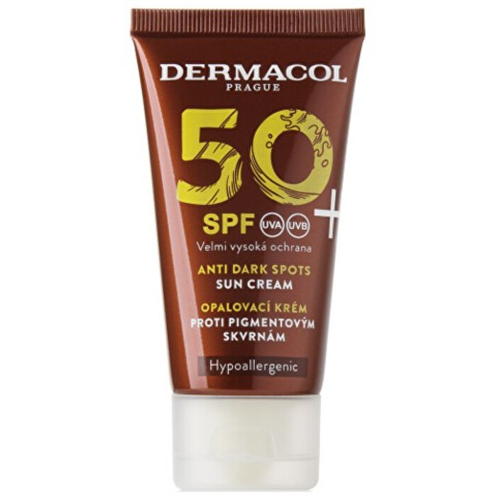 Dermacol crema solare resistente all'acqua per macchie pigmentarie of50+ 50 ml