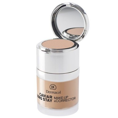 DERMACOL Caviar Long Stay MakeUp Corrector fondotinta con correttore viso 4 Tan 30ml