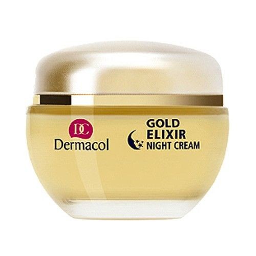 Dermacol Gold Elixir Crema Notte Pelle Matura Caviale Crema Notte Ringiovanente 50ml Donna
