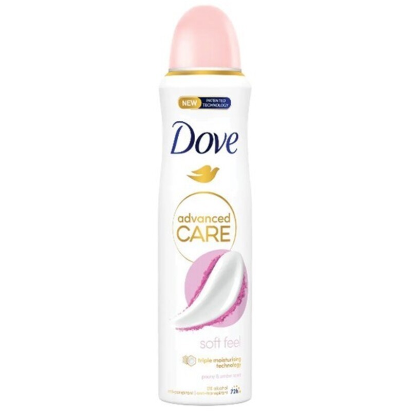 Dove Advanced Care Soft Feel Anti-Perspirant - Antiperspirant in spray donna 150ml
