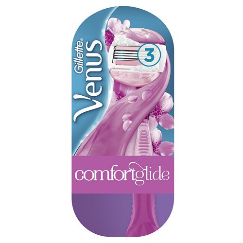 Gillette Venus Comfort Glide Spa Breeze Shaver 2 spare heads donna