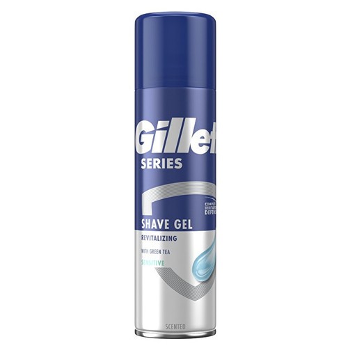 Gillette Gel da barba rivitalizzante Gel da barba rivitalizzante al t verde 200ml Uomo