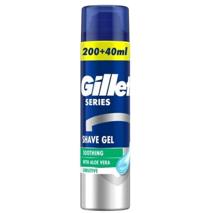 Gillette Serie Sensitive Shave Gel Gel da barba uomo 240ml