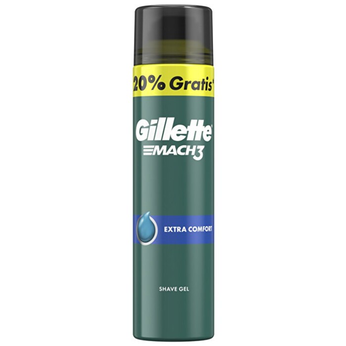 Gillette Gel da barba Mach3 Extra Comfort Shave Gel 200+40ml uomo