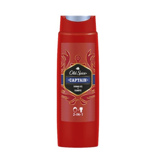 Old Spice Captain Shower Gel Shampoo Gel doccia per corpo e capelli uomo 675ml