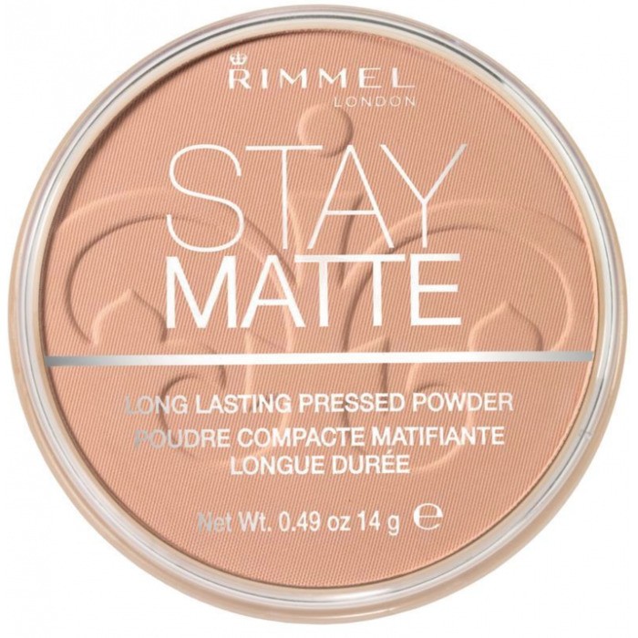 Rimmel London STAY MATTE pressed powder 005silky beige donna