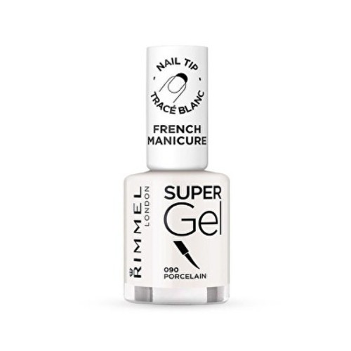 Rimmel London FRENCH MANICURE super gel 090porcelain 12ml donna
