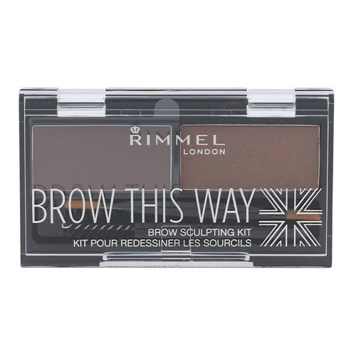 Rimmel London BROW THIS WAY eyebrow sculpting kit 002 mild brown donna