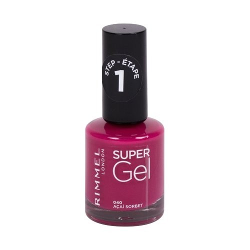 Rimmel Super Gel STEP1 Gel nail polish 12 ml 028 Purple Haze donna