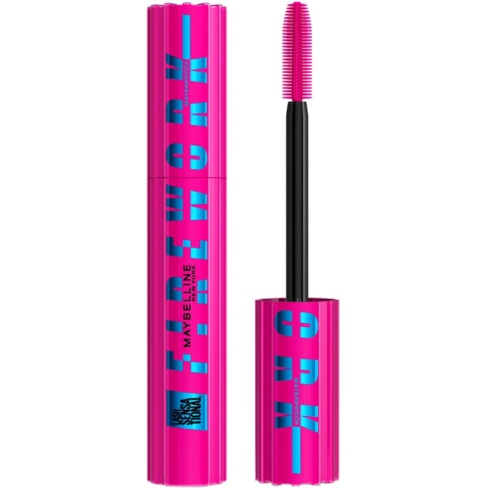 Maybelline Ciglia Sensazionali Fuochi Dartificio Impermeabili 10 ml donna Black