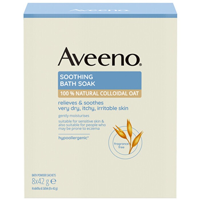 Aveeno Bagno lenitivo Soak 8 x 42 g Bagno lenitivo allavena donna 420g