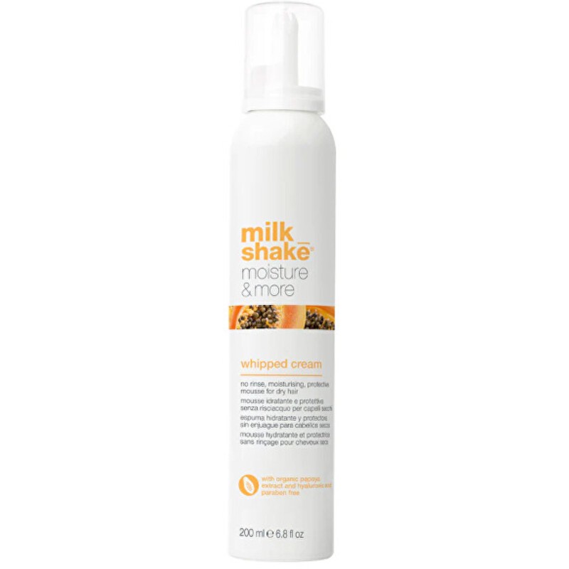 Milk Shake Moisture & More Whipped Cream - Moisturizing leave-in hair mousse donna 200ml