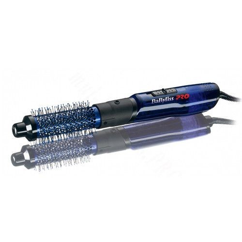 BaByliss PRO Spazzola ad aria calda professionale Lichtning blu 34 mm Donna