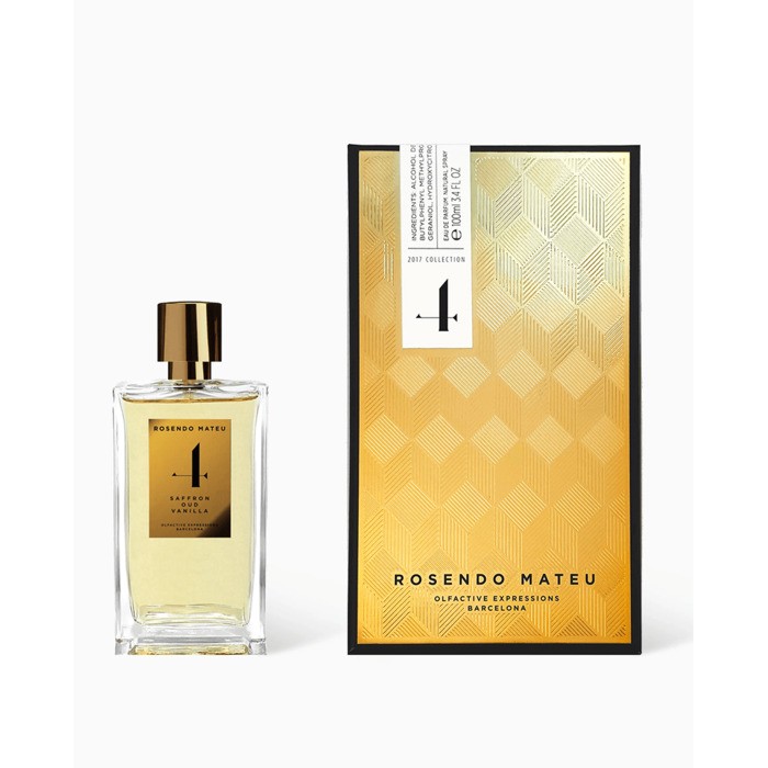 Rosendo Mateu Olfactive Expressions N 4 Saffron Oud Vanilla Eau De Parfum 100ml unisex