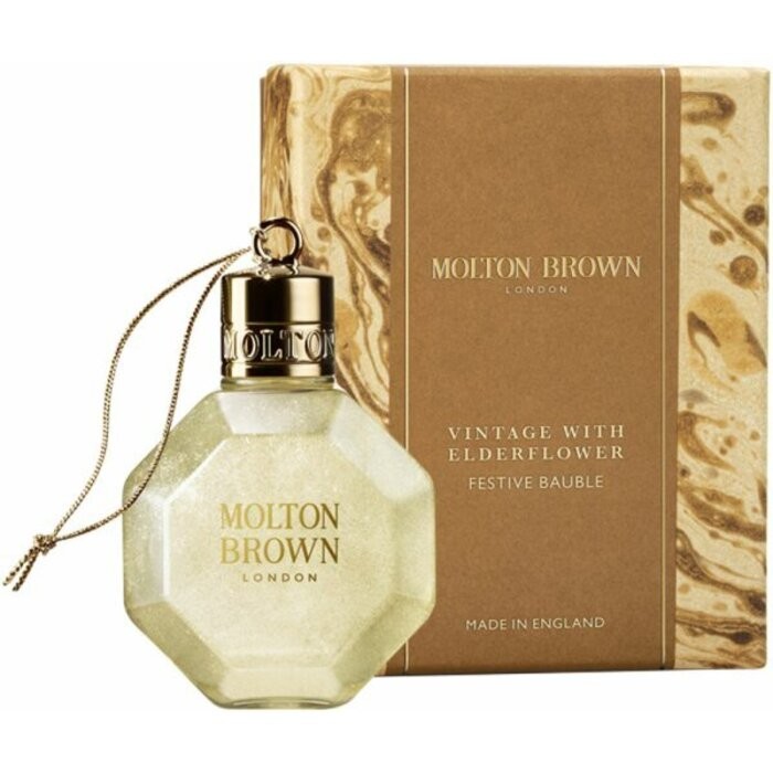 Molton Brown Gel da bagno e doccia Vintage Elderflower Festive Bauble Gel da bagno e doccia 75ml donna