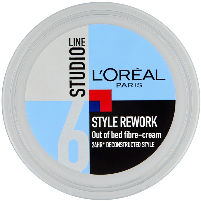 L'Oréal Paris Crema modellante fibrosa Hair Studio Line Style Rework Out Of Bed Fiber Cream 150ml unisex