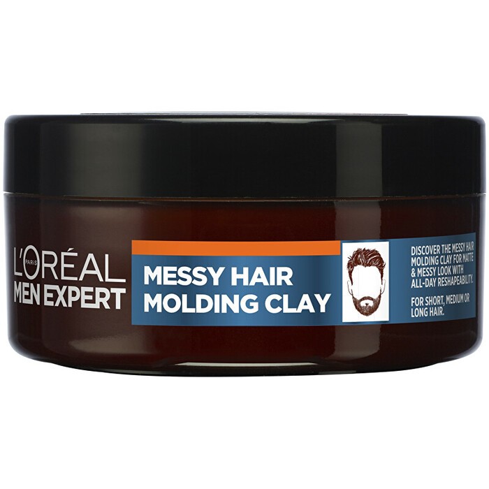 LOral Professionnel Men Expert Messy Hair Molding Clay uomo 75ml