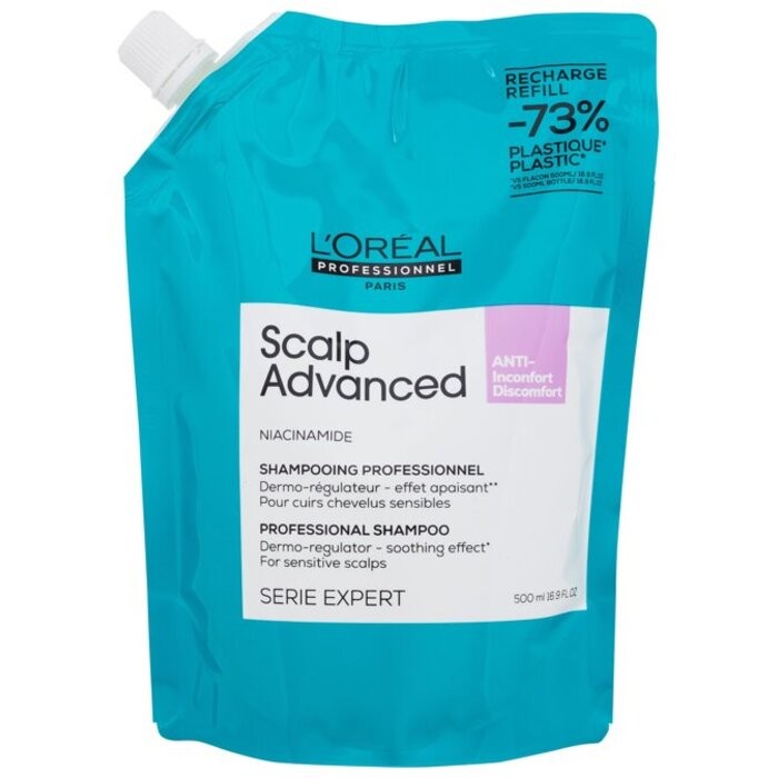 L'oreal professionnel ricarica shampoo anti-discomfort per cuoio capelluto sensibile serie expert scalp advanced 500 ml