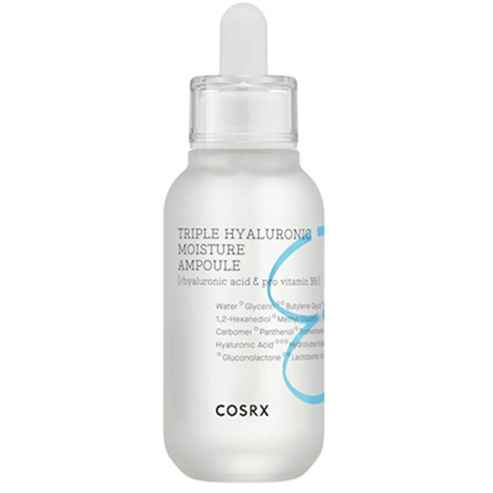 COSRX Hydrium Triple Hyaluronic Moisture Ampoule Siero per la pelle idratante in profondit donna 40ml