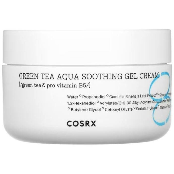 COSRX Hydrium Green Tea Aqua Soothing Gel Cream Crema gel lenitiva donna 500g