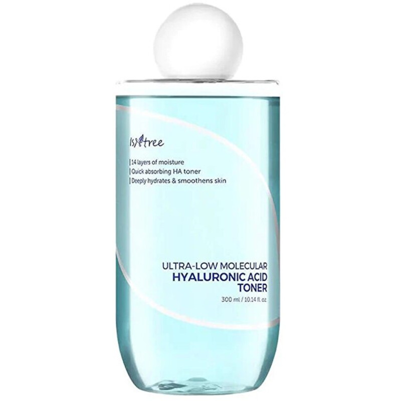 ISNTREE ULTRA-LOW MOLECULAR HYALURONIC ACID TONER_300ml