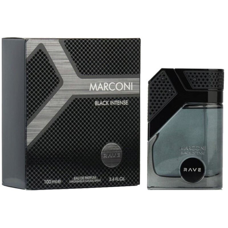 Rave Marconi Black Intense eau de parfum uomo 100ml