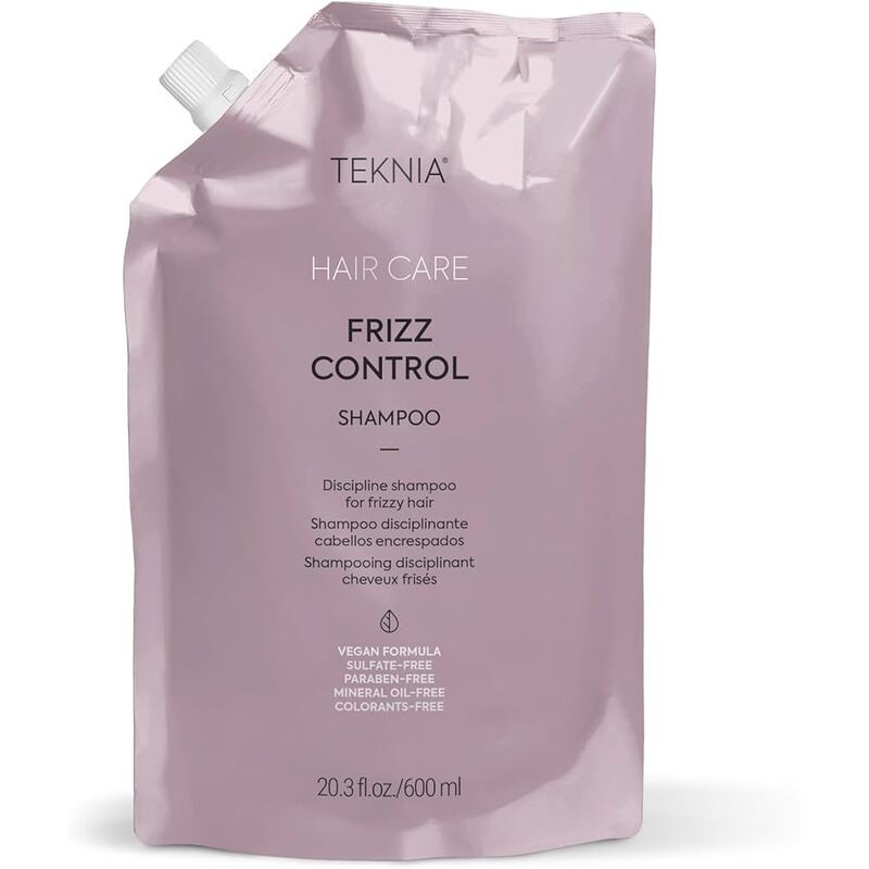 Lakmé Teknia Frizz Control Shampoo Refill - Smoothing shampoo refill for coarse and unruly hair donna 600ml