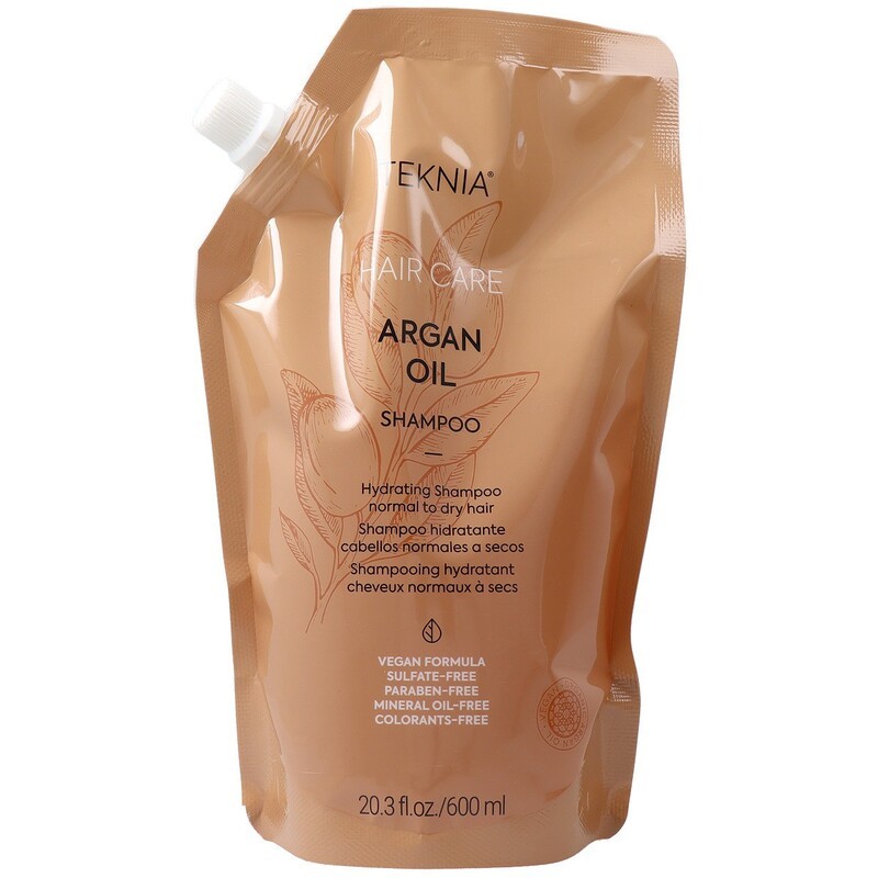 Lakmé Teknia Hair Care Argan Oil Shampoo Refill - Nourishing shampoo refill for all hair types donna 600ml