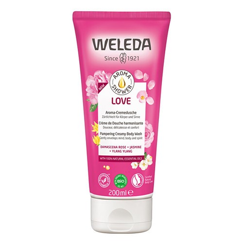 Weleda Aroma Shower Love Coccole Bagnoschiuma Cremoso Coccole crema doccia 200ml Donna