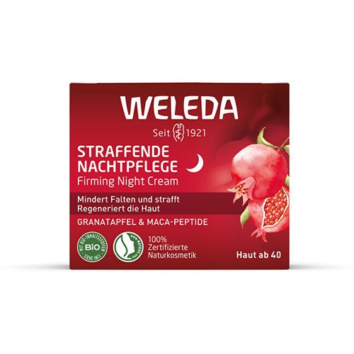 Weleda Crema notte rassodante con peptidi di melograno e maca Crema Notte Rassodante 40ml donna
