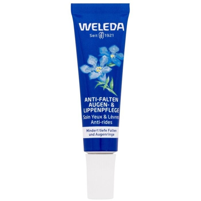 Weleda Crema lifting contorno occhi e labbra Blue Genziana e Alpine Protež Crema contorno occhi e labbra 10ml donna