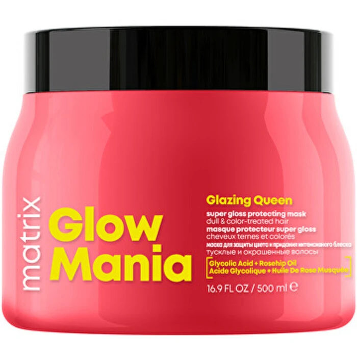 Matrix Glow Mania Glazing Queen Super Gloss Protecting Mask donna 500ml