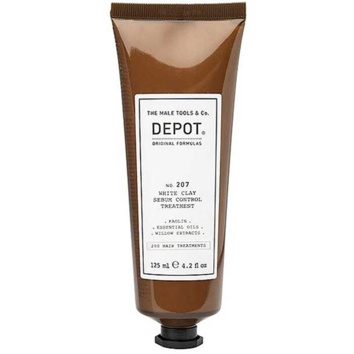 Depot 200 Hair Treatments No 207 Kaolin Scalp Treatment Cream Mask For Regulation Of Excessive Sebum 125ml donna