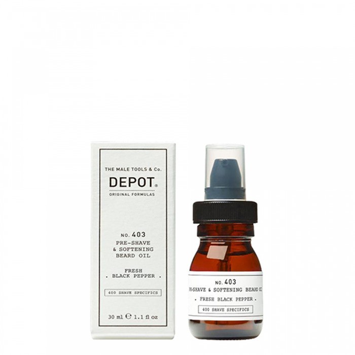Depot 400 Shave Specifics No 403 Fresh Black Pepper Softening PreShaving Oil 30ml donna