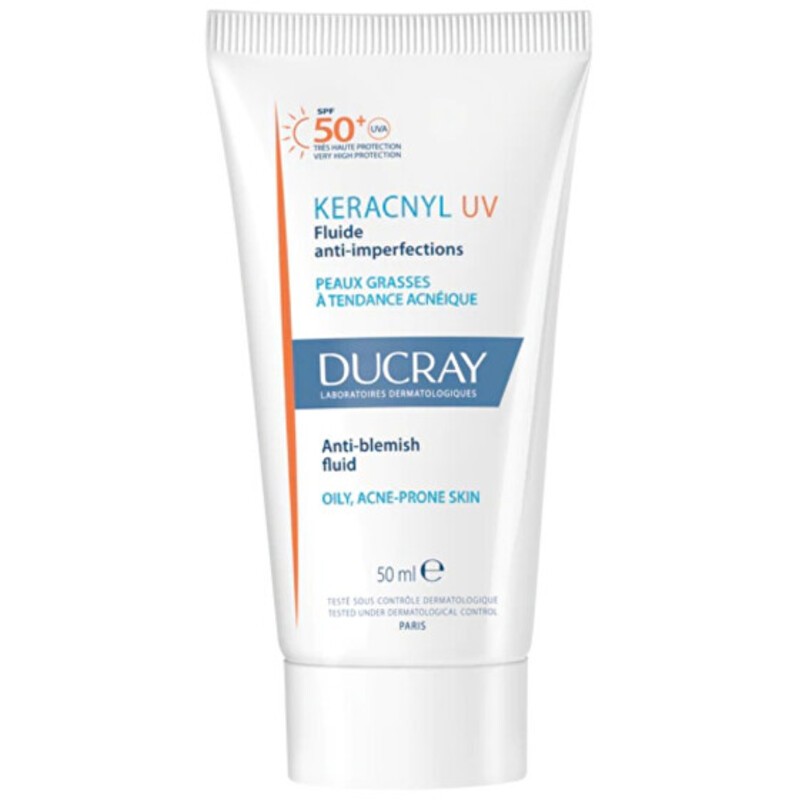 Ducray KERACNYL UV fluido antimperfecciones SPF50 50 ml Unisex