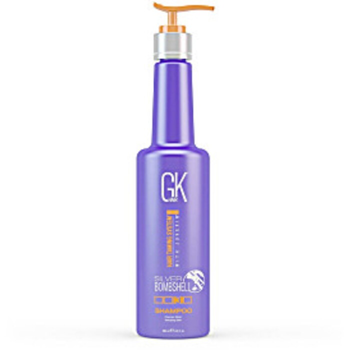 GK Hair Silver Bombshell Shampoo Shampoo per capelli biondi che neutralizza le sfumature ottonate donna 710ml