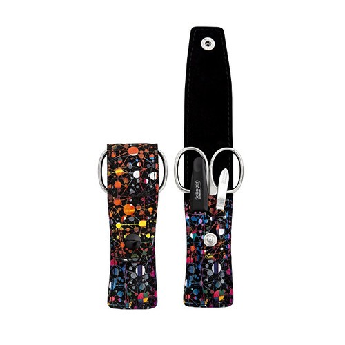DuKaS PL 872 Set manicure da viaggio 3 pezzi nero colorato Donna